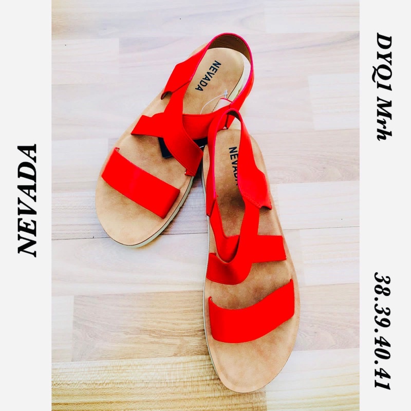 sandal wanita merah