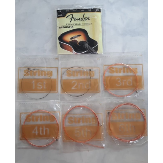 SENAR GITAR FEMDER AKUSTIK 010 60L IMPORT