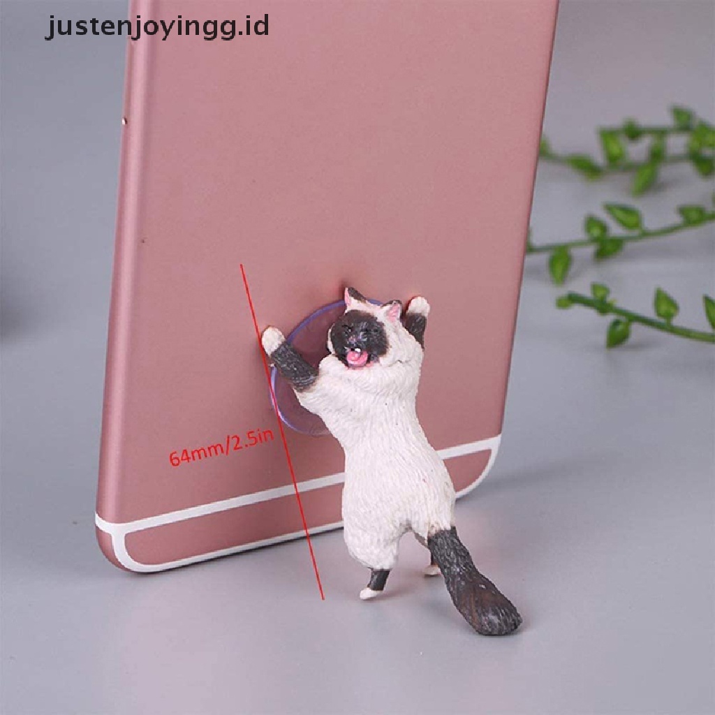 Stand Holder Handphone / Tablet Bentuk Kucing Lucu