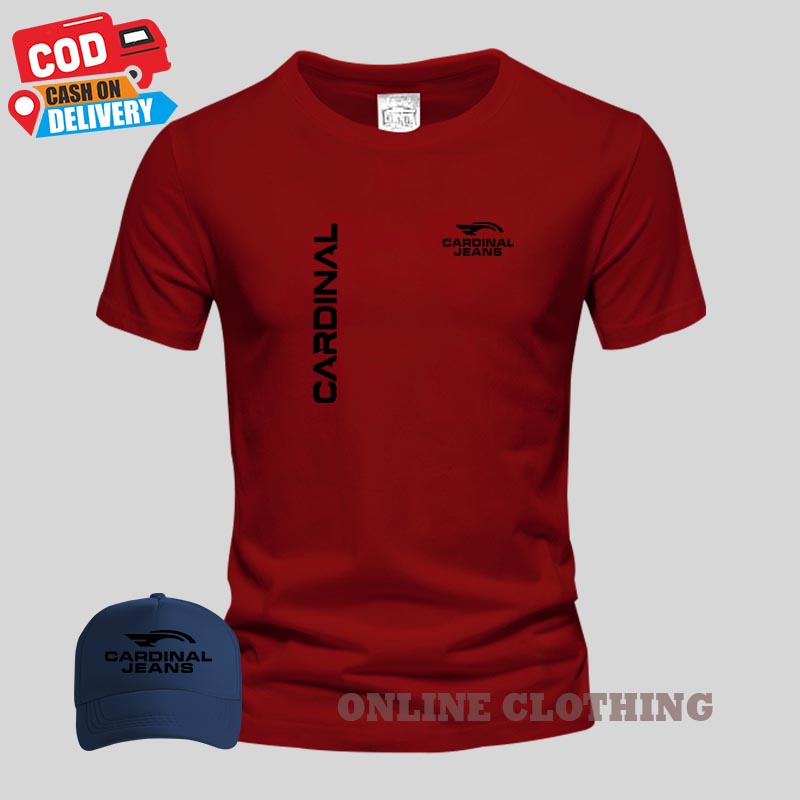 BELI BAJU GRATIS TOPI...!!! Kaos Distro Lengan pendek / Tshirt Distro Logo Cardinal Jeans Text Hitam / Kaos Pria Dan Wanita Premium Quality-2