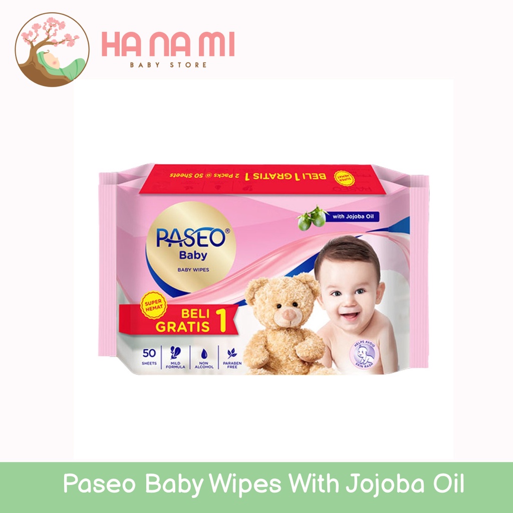 Paseo Baby Wipes Tissue Basah Non Alcohol Buy 1 Get 1 Free