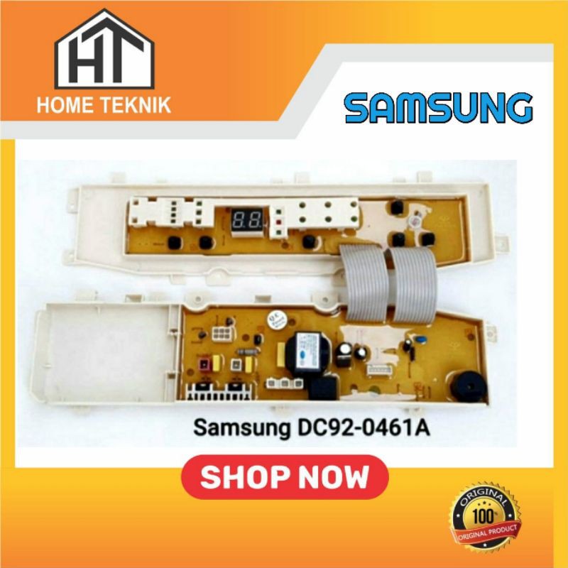 Modul pcb mesin cuci samsung WA70U3 WA80U3 WA90U3 6TOMBOL ORIGINAL PROGRAM