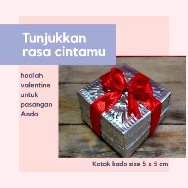 

Box Kado mini aluminium ukiran bali satu set isi 5 pcs