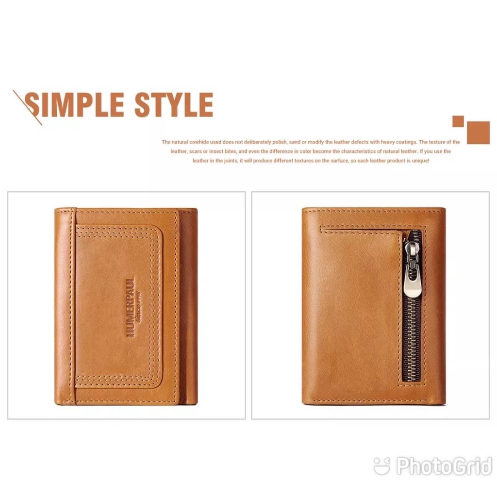 New Dompet Lipat Mini Auto Leather