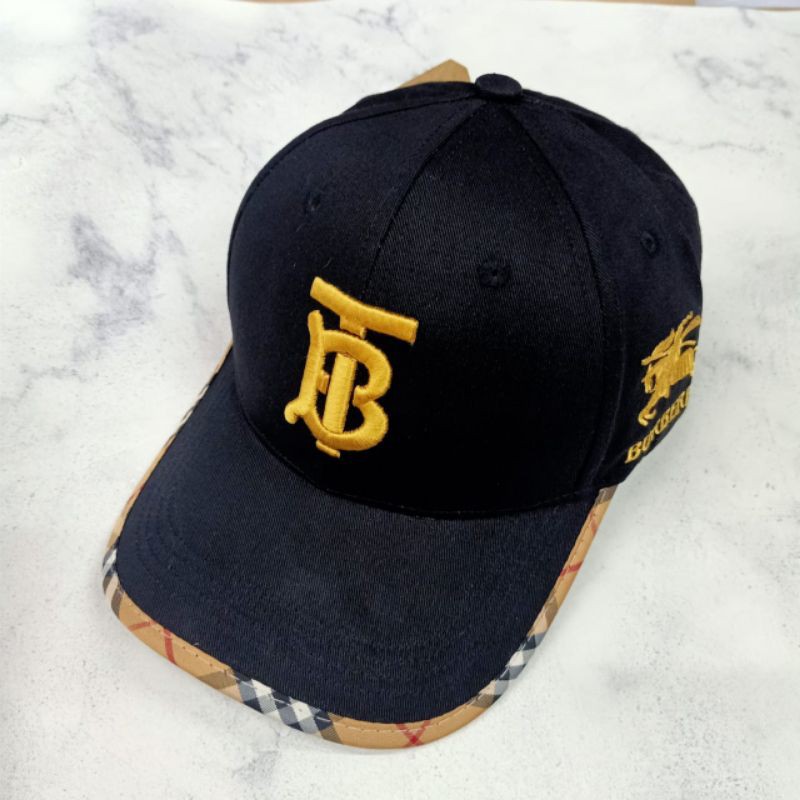 Topi Burberry TB Baseball Topi impor