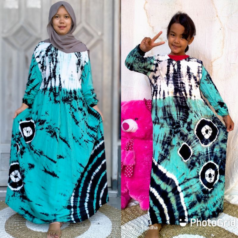 Couple Gamis Twill Pekalongan/couple Gamis Ibu Dan Anak Twill RAYON/couple Gamis murah