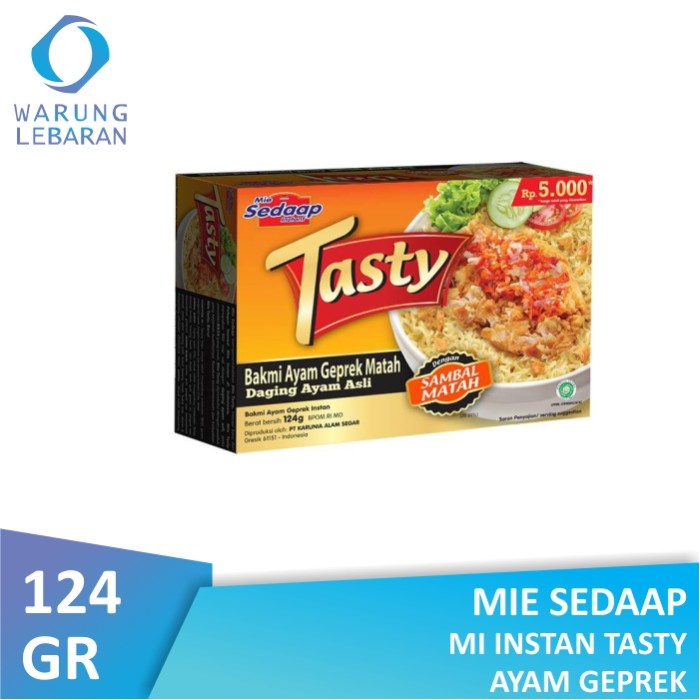

Mie Sedaap Tasty Ayam Geprek 124gr