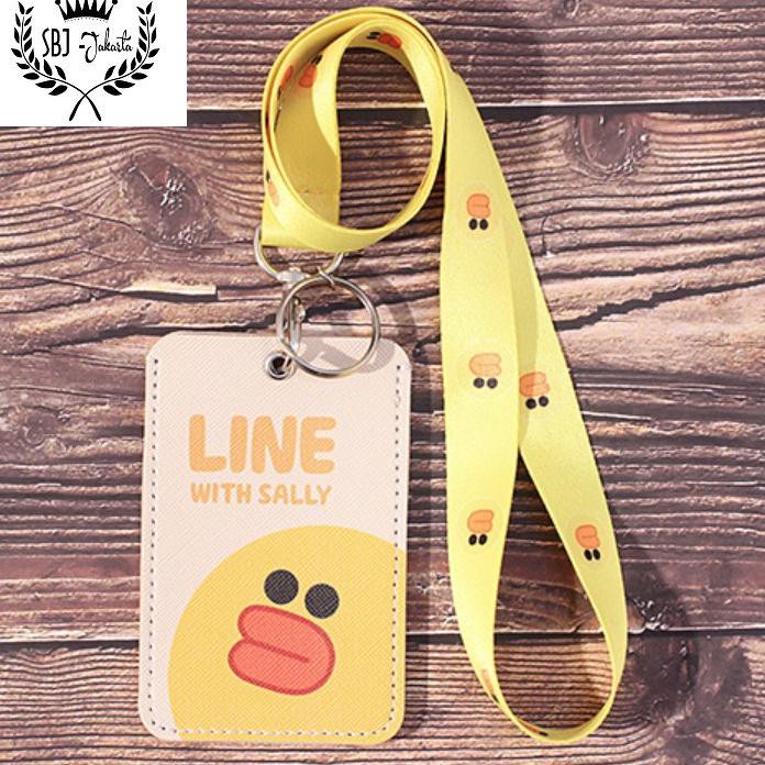 

Ekom0miz Tempat kartu / ID card / Tag holder Dengan tali strap / Card Holder Karakter Lucu C0de@q1z2