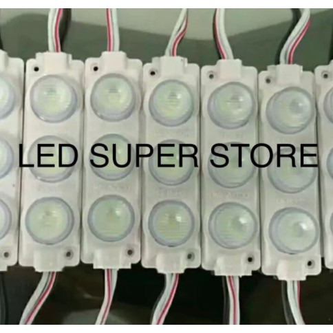 Modul Mata timbul besar 3 LED 3030 tipe 7520 12 Volt - isi 100