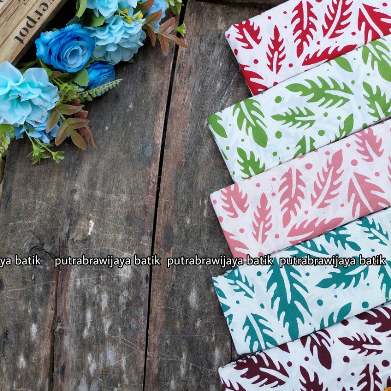 Kain Batik Cap Garutan Coklat Katun Primatex Adem Seragam Bridesmaid Tradisional Kamen Batik Mewah