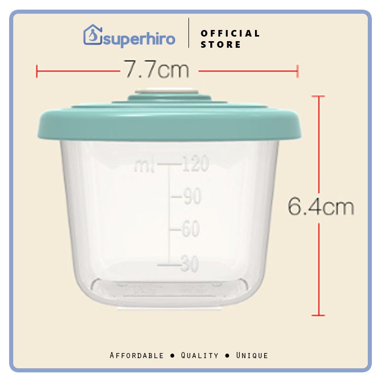 MISUTA Kotak Penyimpanan MPASI Food Container BPA Free Microwavable