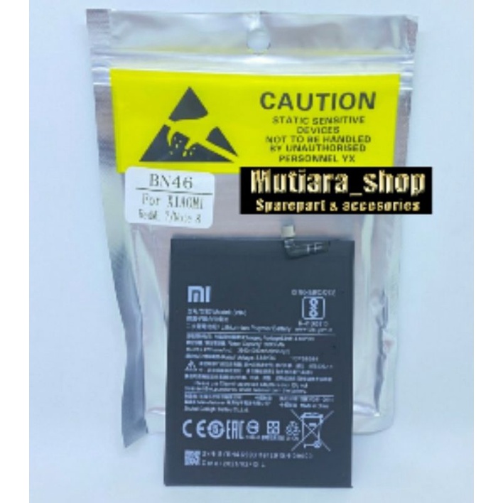 BATERAI XIAOMI REDMI 7 REDMI NOTE 8 BN46 BATTERY BATRAI BATRE BN 46