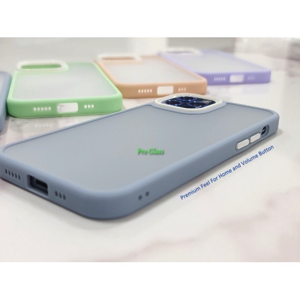 C135 Iphone 11 12 13 PRO MAX Neo Hybrid Matte Silicone Case