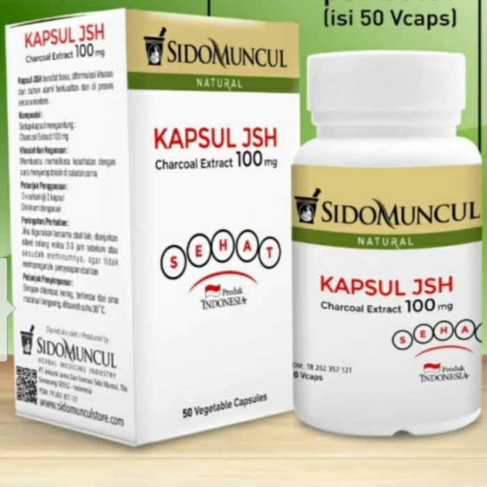 KAPSUL JSH SIDOMUNCUL ISI 50 KAPSUL HERBAL