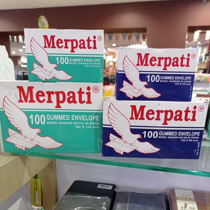 

Amplop merpati gummed envelope