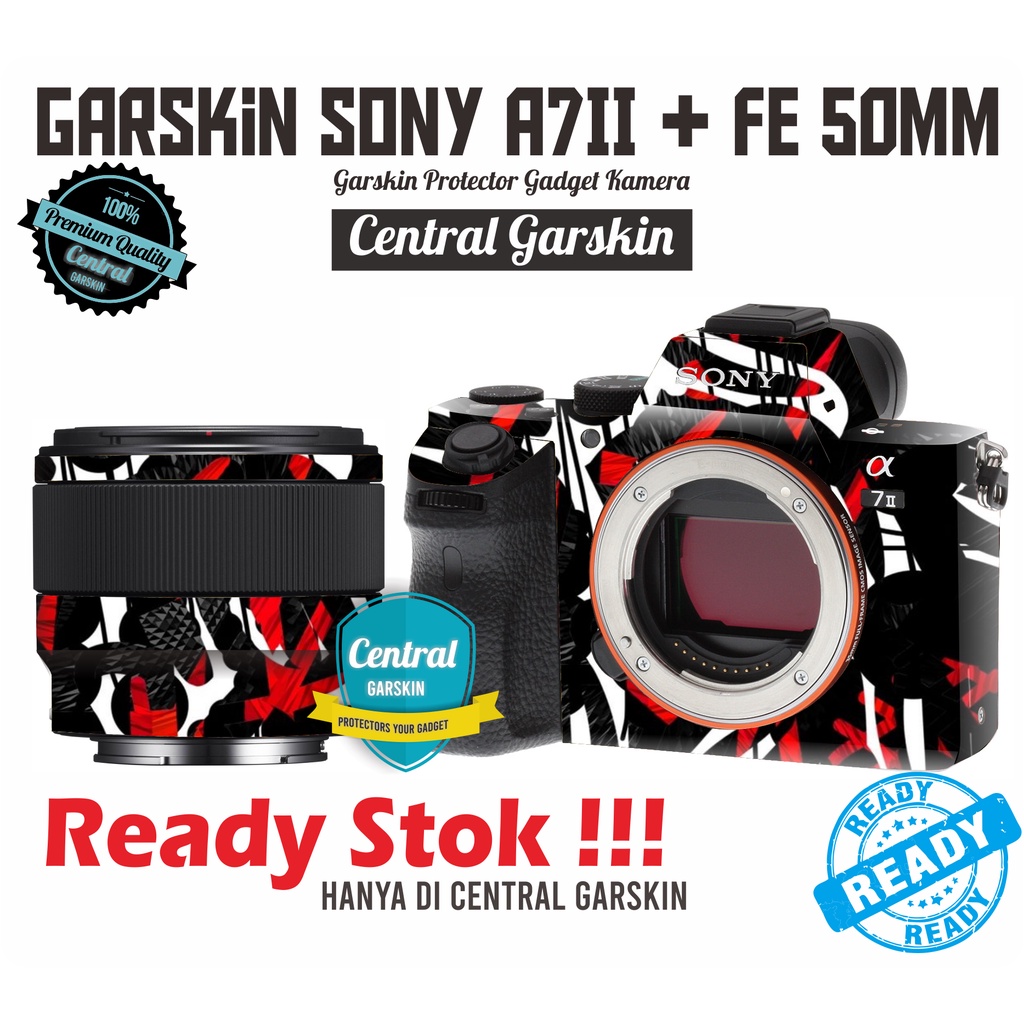 Garskin Kamera Sony a7II & Fe 50mm 1.8