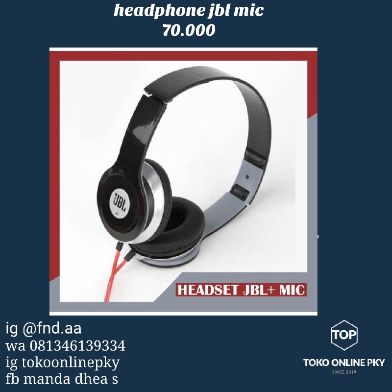 headphone jbl mic