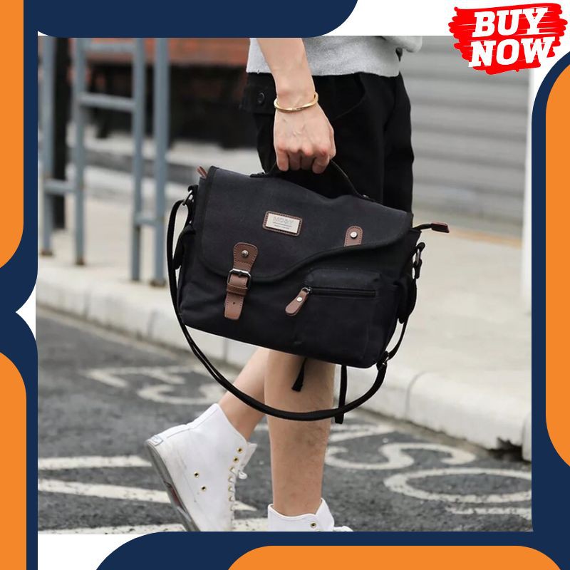 DSQ212 Tas Selempang Pria | Tas Slempang Canvas Sling Bag