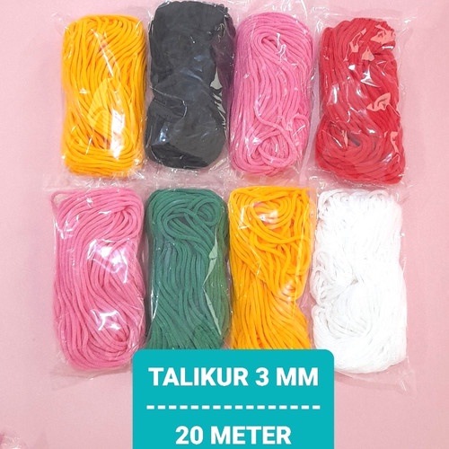 

Talikur / Benang Tali Kurr 3 Mm/ Tali Kurr Meteran Tk1