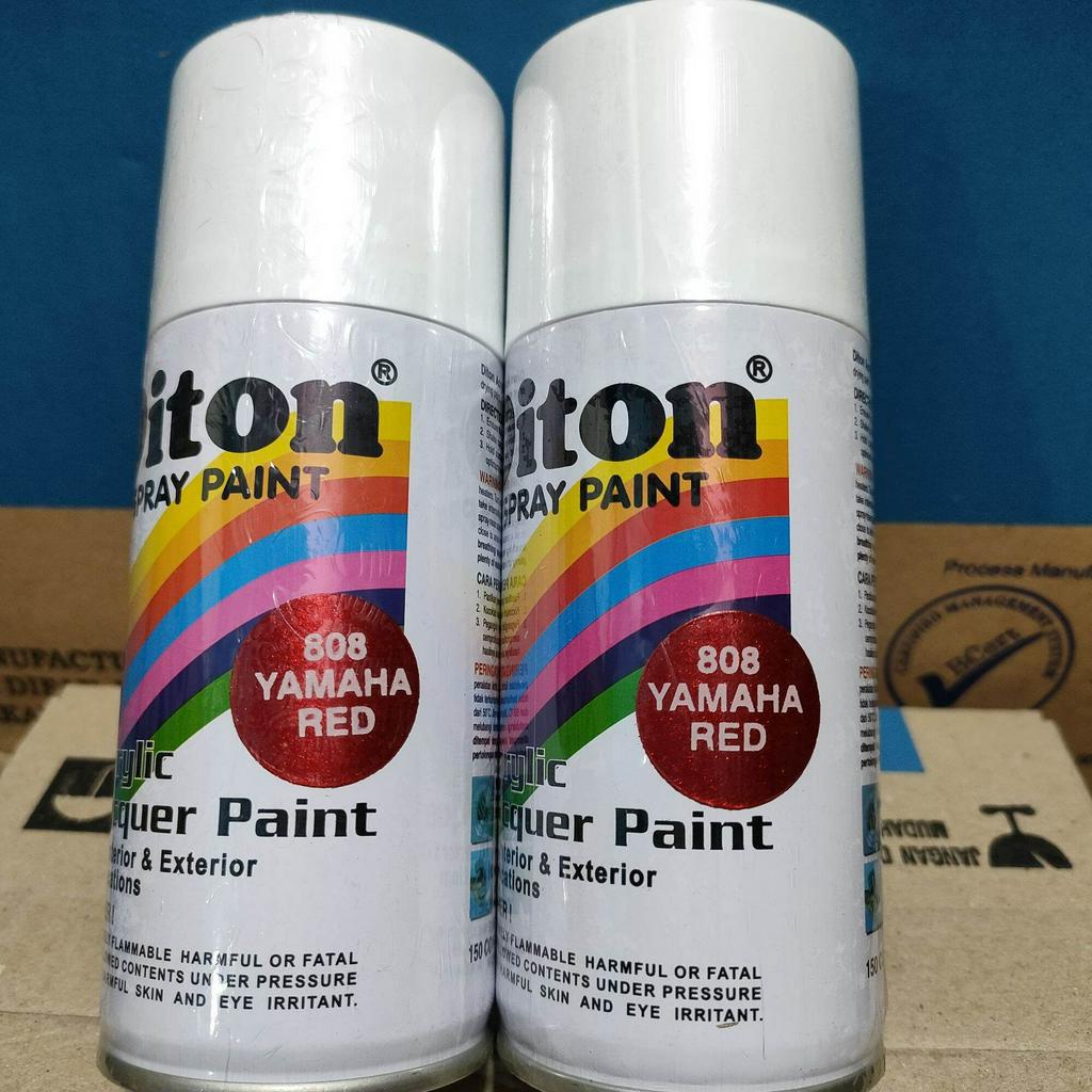 BARU_ CAT SEMPROT PILOK PILOX DITON YAMAHA RED 808 150CC MERAH CANDYTONE CANDY TONE