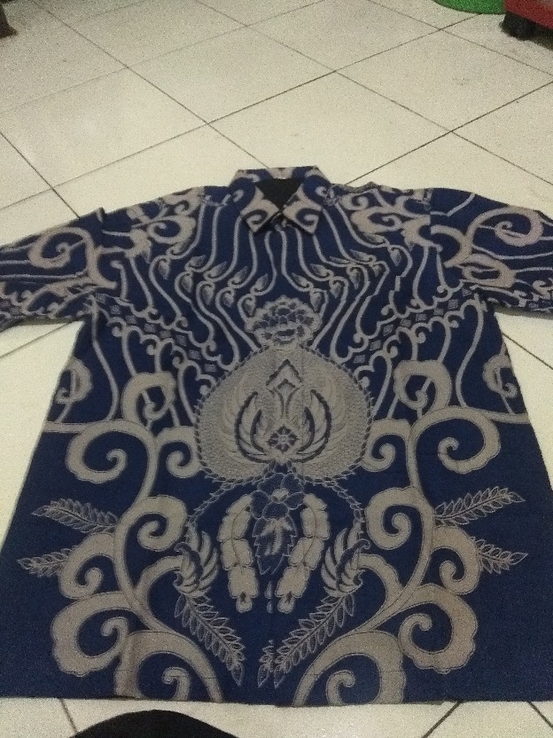 Kamandanu Blue Kemeja Batik Pria Lengan Pendek Batik Pria Lengan Pendek Kemeja Batik Pria By Anjani