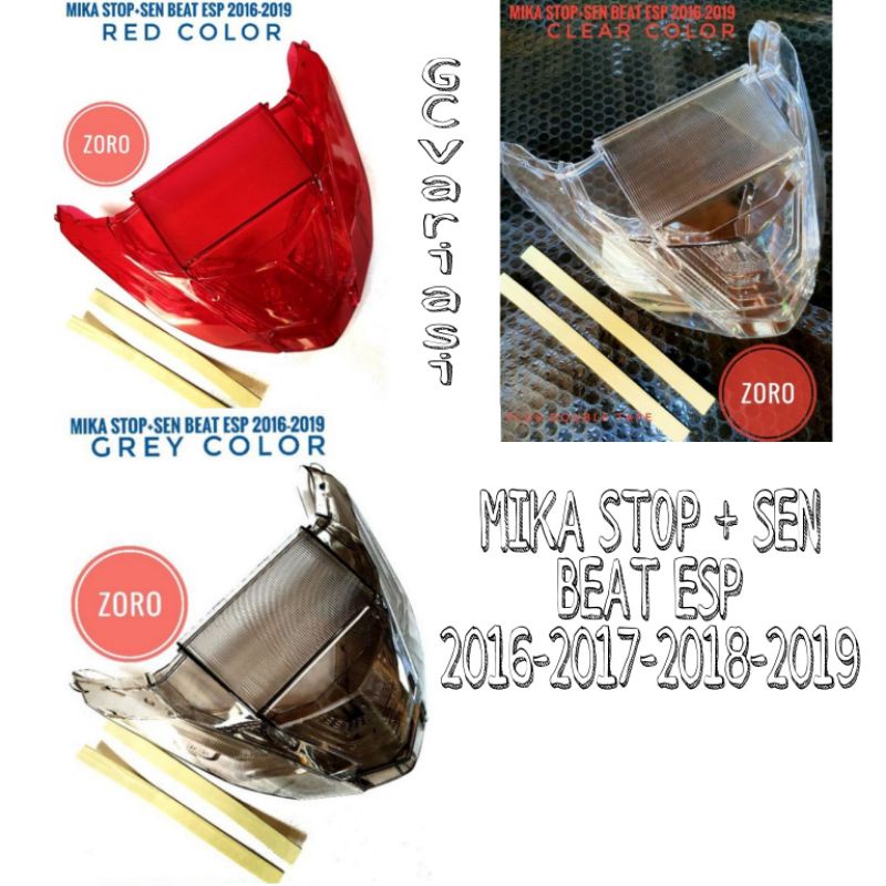 MIKA STOP BEAT ESP 2016-2019/COVER MIKA STOP+SEIN BELAKANG MOTOR BEAT 2016 2017 2018 2019/MIKA TUTUP