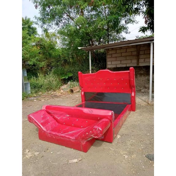 Divan Jaguard bludru + bangku