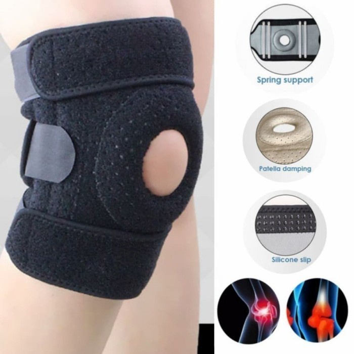 dekker lutut /knee support open patella penyangga lutut