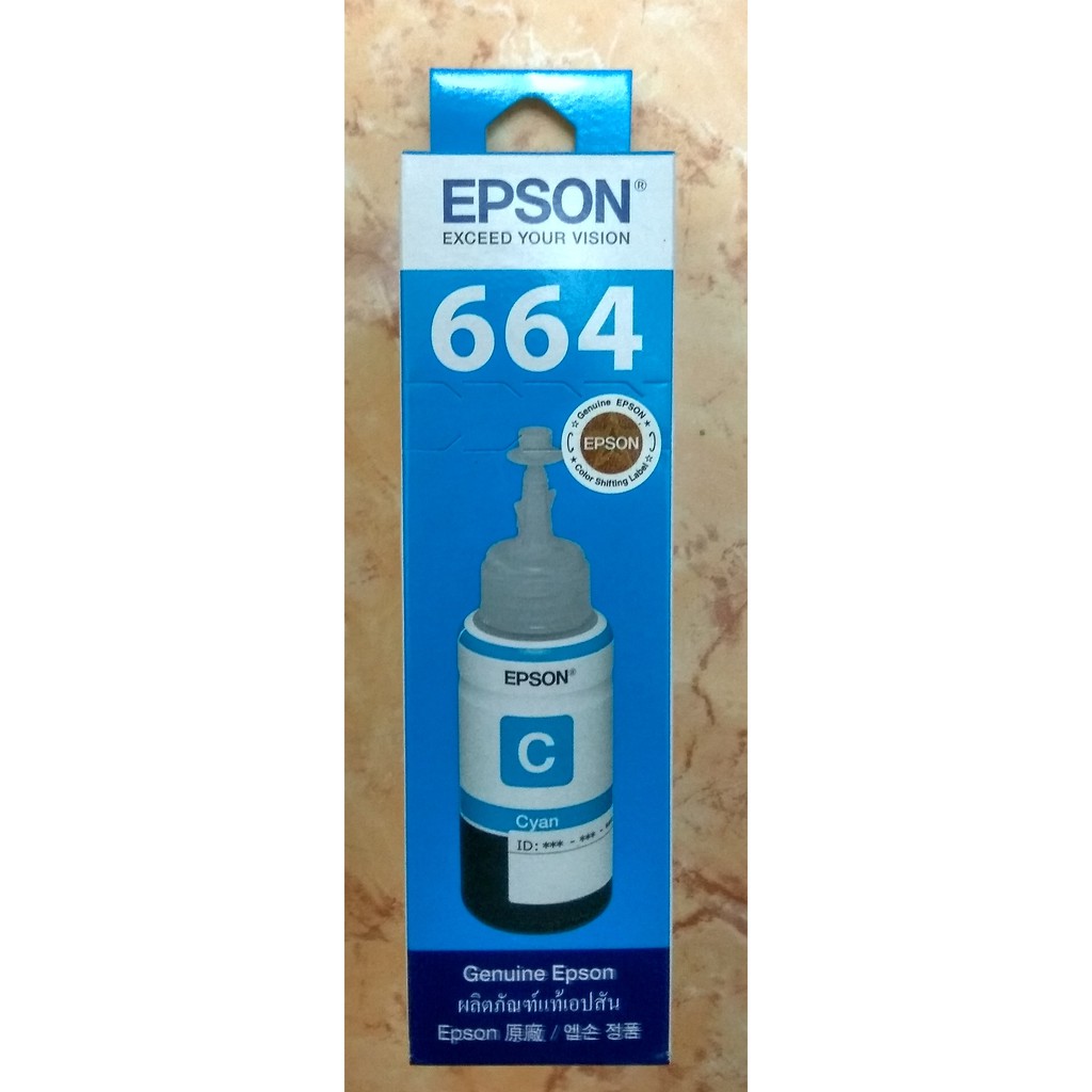 Tinta Epson 664 Cyan Original