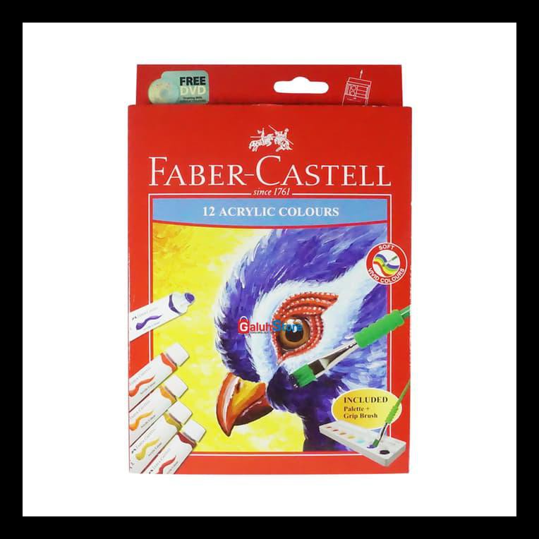 

PROMO FABER CASTEL CAT AKRILIK/ACRYLIC 12 WARNA PERALATAN MELUKIS MURAH