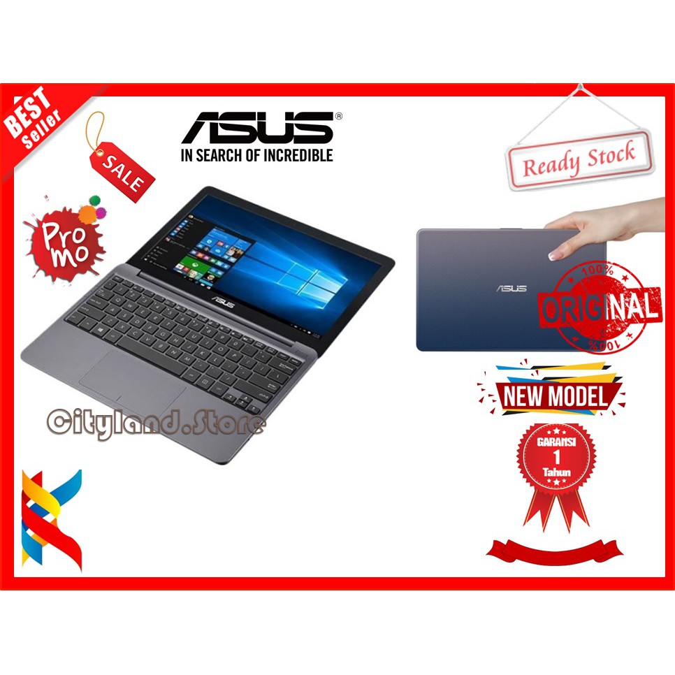 Notebook Asus VivoBook E203mah Intel Celeron N4000 Windows 10 Free Meja Portable-2gb Tnpa bns