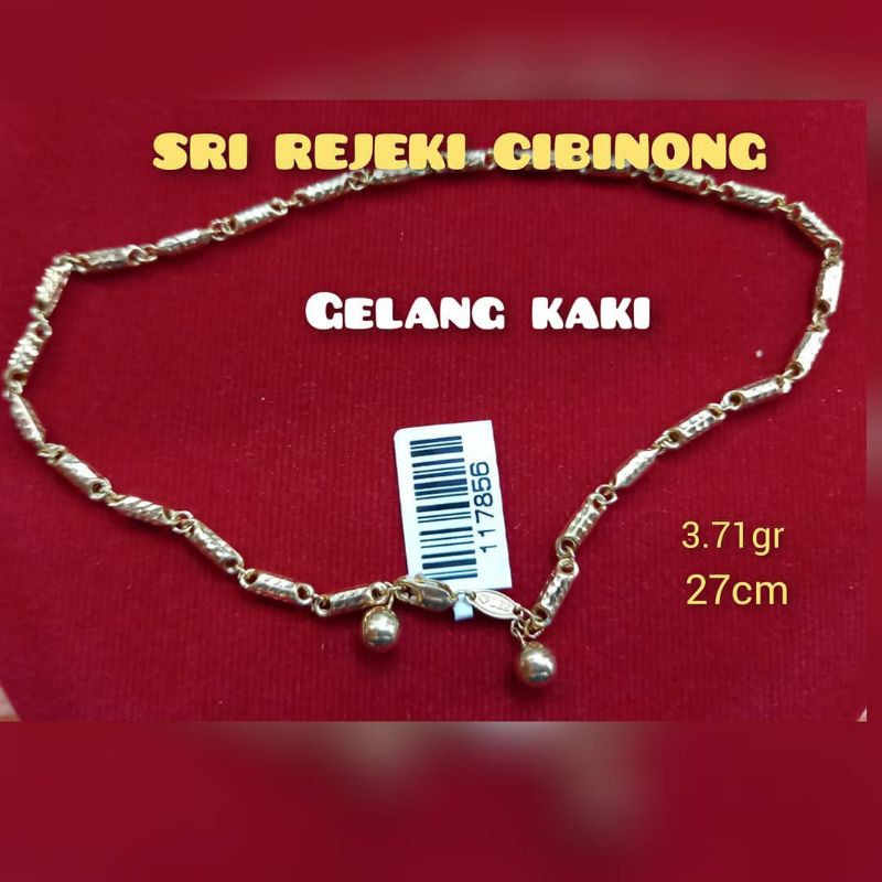 Gelang Kaki Luna Ukir UBS375