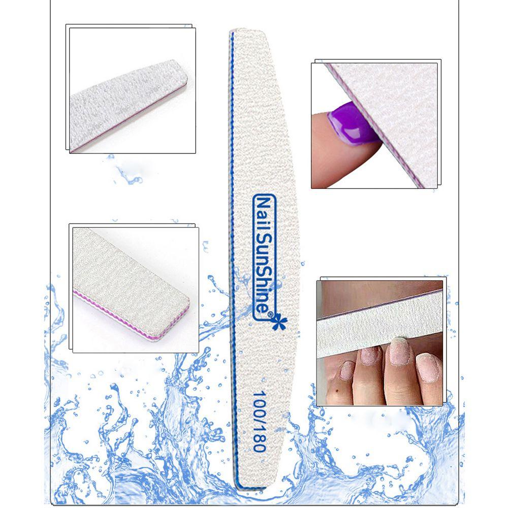 Solighter Nail Files Washable Pedicure Alat Kecantikan Manicure