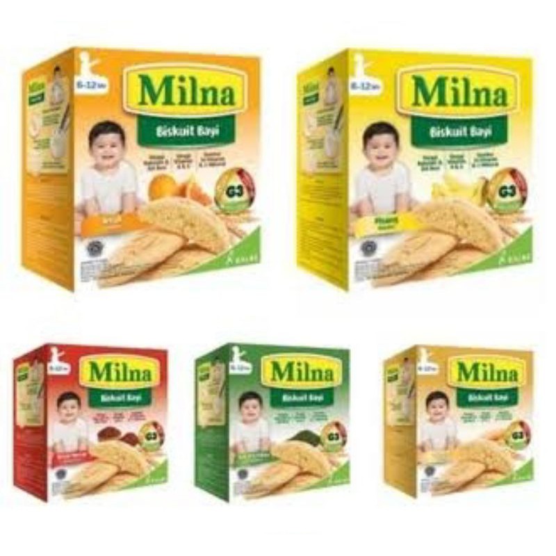 Milna Biskuit Bayi 6-12Bulan 130g