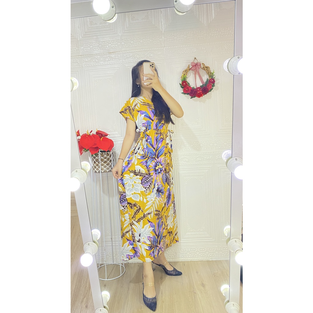 DASTER KIMONO PANJANG / KIMONO TALI SAMPING BUSUI KEKINIAN-K-KunyitLf2