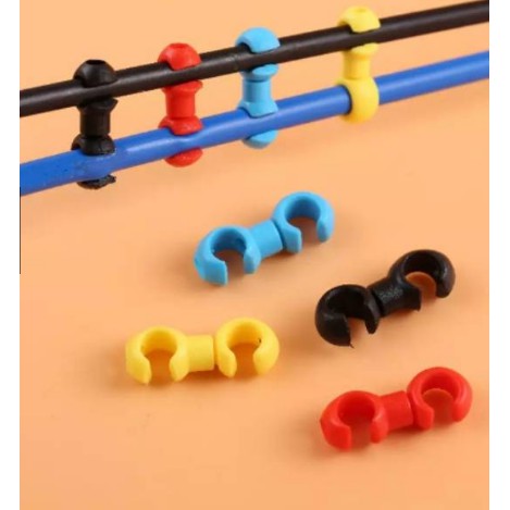 Rotating Hook Klip Jepit Pengikat Kabel Sepeda Rem Shifter Klip Pengikat Kabel Sepeda Rotating Hook