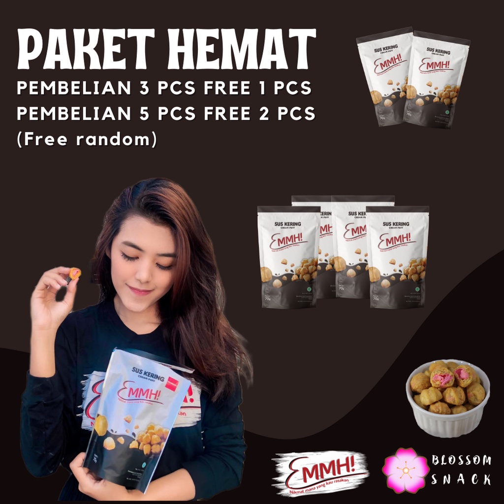 

[ PROMO BUY 3 FREE 1 ; BUY 5 FREE 2 ] Sus Kering EMMH Snack