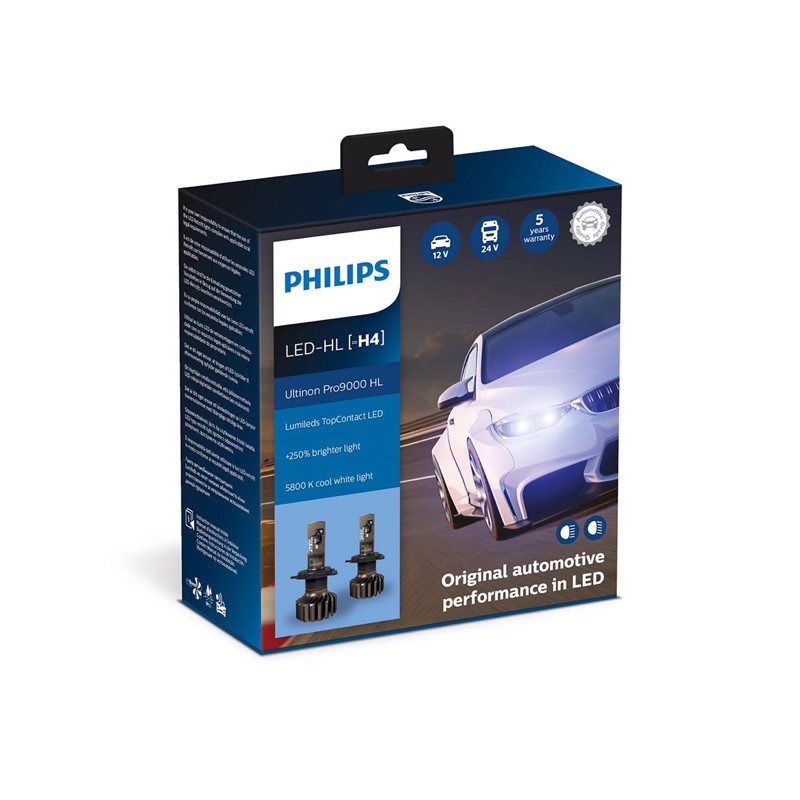 Philips Ultinon Pro9000 LED H4 5800K