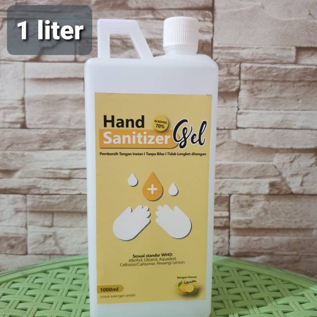 HAND SANITIZER GEL 1 LITER