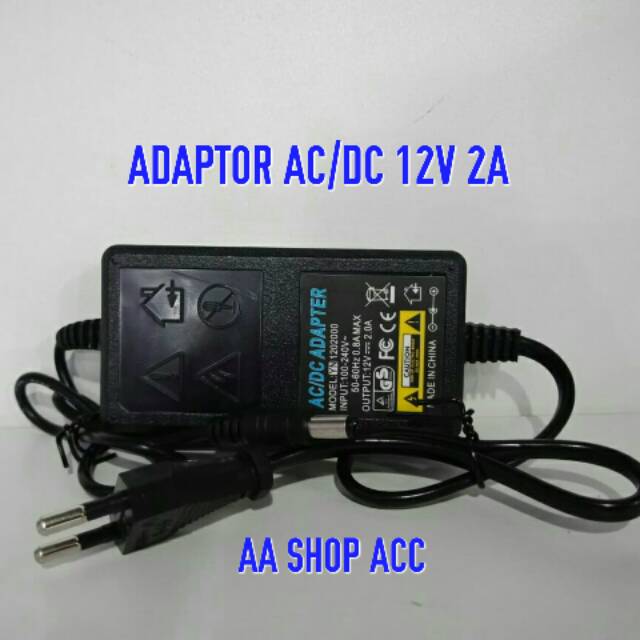 Adaptor CCTV 12V 2A / Adapter AC / DC 12V 2A