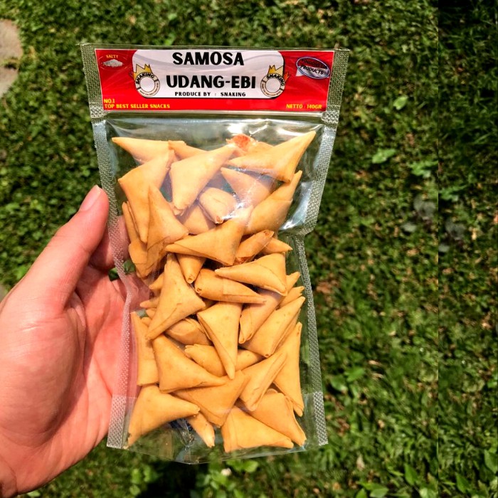 

SAMOSA UDANG EBI ALA SNAKING Netto 140gr