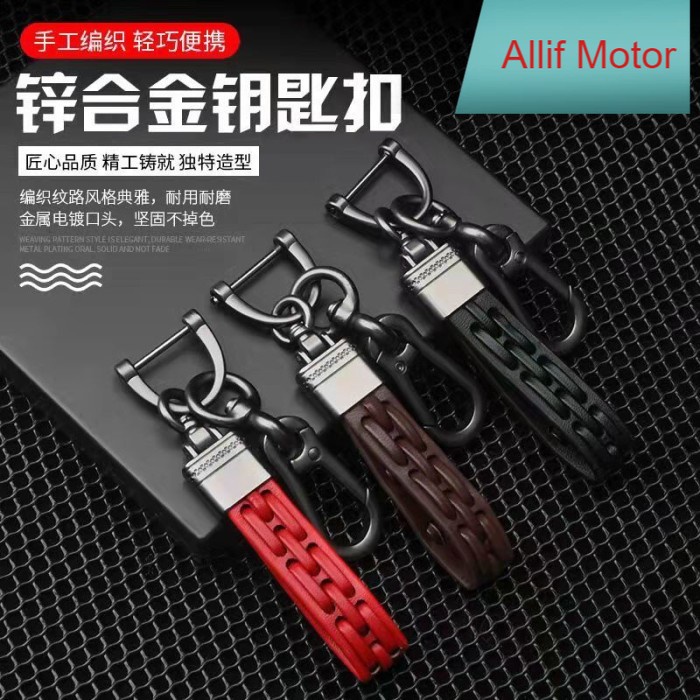 Gantungan kunci Mobil motor Remot keyless Gantungan tali strap kulit super anti hilang