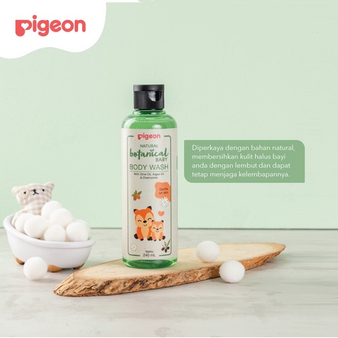 PIGEON Botanical Baby Body Wash 240ml