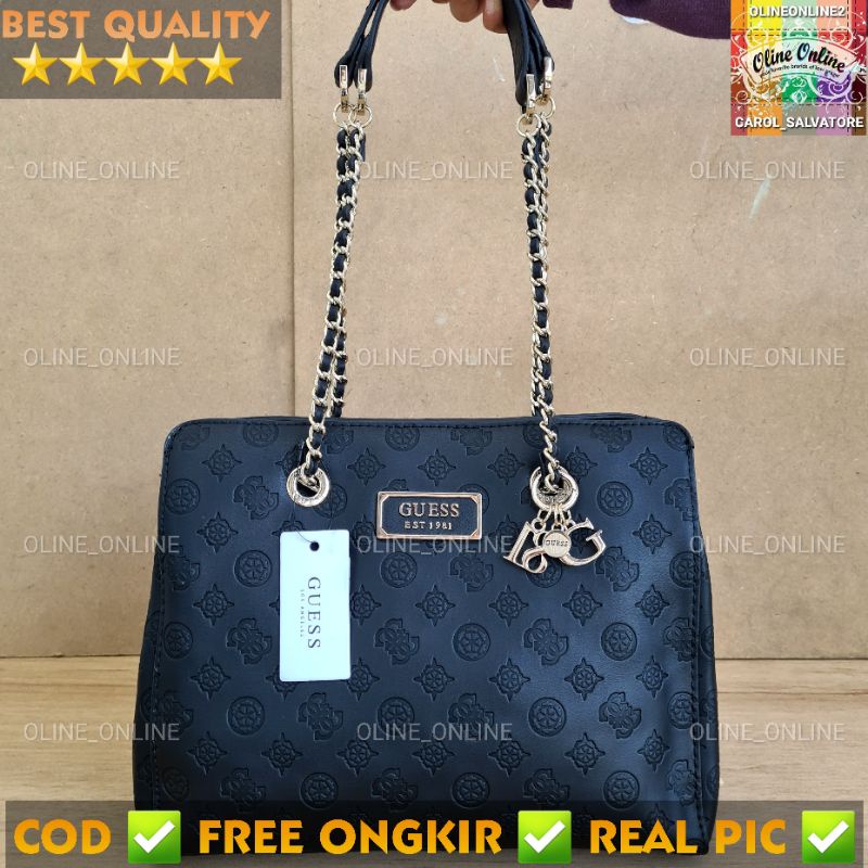 tas logo Love emboss satchel office emboss tas kerja kantoran ngantor dokumen bag besar 3 gb compartment 3 sekat gs banyak