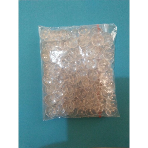 Kancing hem / kancing baju / kancing lubang 2 isi 100 biji