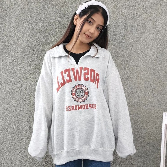 Sweater Roswelll Oversize Outwear Wanita Gaya Terbaru