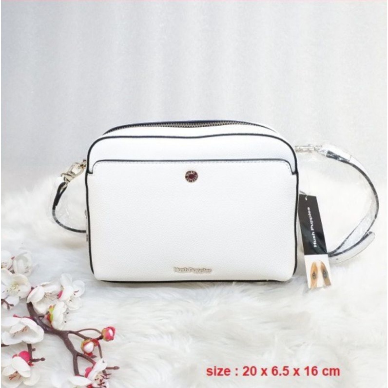 Hush Puppies Torry Bag Putih Size L Preloved minor defect