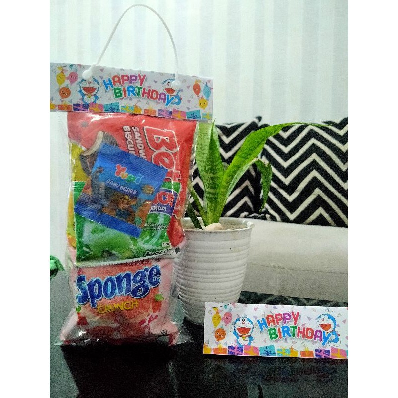 

plastik + Label Snack ulang tahun ,khitanan dll (tanpa custom)