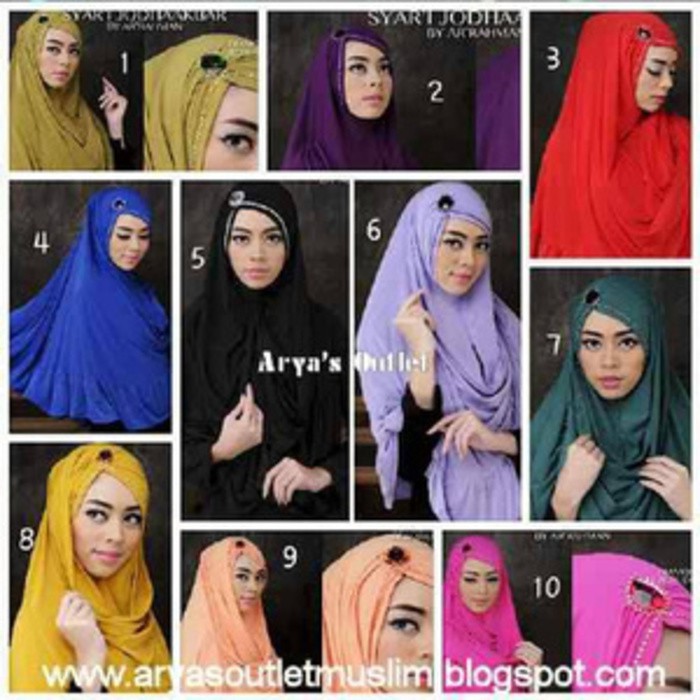 Jilbab Syar'i Jodha Akbar / Syiria Jodha / Khimar Jodha Akbar