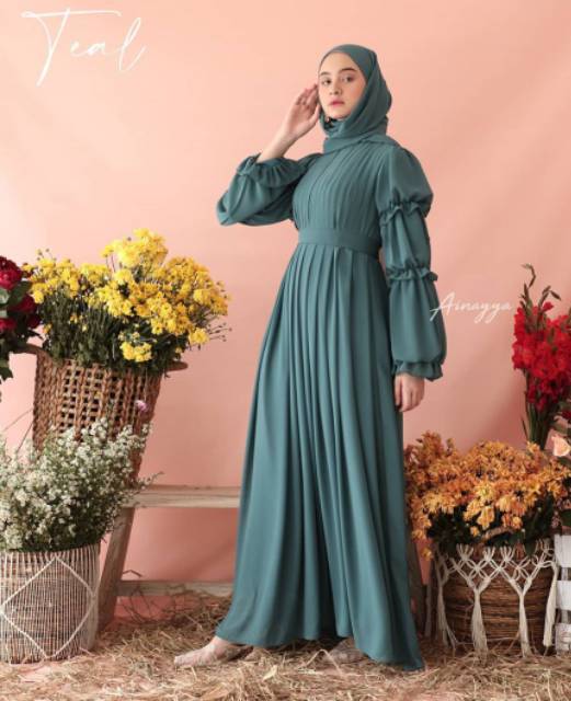 Dress/Gamis Cantik - Clara Dress by Ainayya - size L